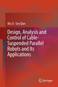 Cover: Design, Analysis and Control of Cable-Suspended Parallel Robots and Its Applications - Springer