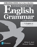 Cover: Fundamentals of English Grammar 4e Student Book with MyLab English, International Edition - Pearson Education (US)