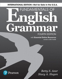 Enlarge image Cover: Fundamentals of English Grammar 4e Student Book with Essential Online Resources, International Edition - Pearson Education (US)