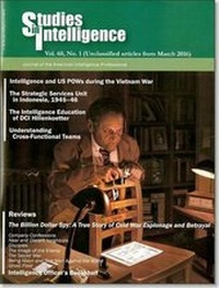 Abbildung von: Studies in Intelligence: Journal of the American Intelligence Professional, V. 60, No. 1 (Unclassified Articles from March 2016) - Central Intelligence Agency