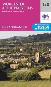 Abbildung von: Worcester & the Malverns, Evesham & Tewkesbury - Ordnance Survey