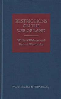 Enlarge image Cover: Restrictions on the Use of Land - Wildy, Simmonds and Hill Publishing