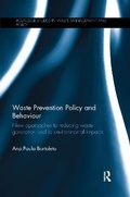 Cover: Waste Prevention Policy and Behaviour - Routledge