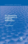 Cover: On Constructive Interpretation of Predictive Mathematics (1990) - Routledge