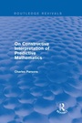 Cover: On Constructive Interpretation of Predictive Mathematics (1990) - Routledge