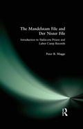Cover: The Mandelstam File and Der Nister File - Routledge