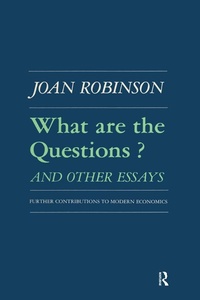Enlarge image Cover: What are the Questions and Other Essays - Routledge