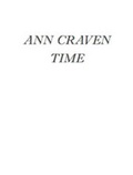 Cover: Ann Craven - Time - Oreille est hardie-Le Confort moderne