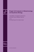 Cover: Single Cell Analysis in Biotechnology and Systems Biology - MDPI AG