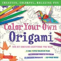Enlarge image Cover: Color Your Own Origami Kit - Tuttle Publishing