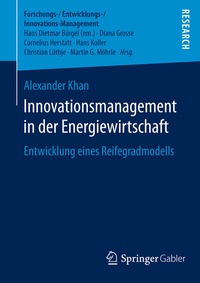 Abbildung von: Innovationsmanagement in der Energiewirtschaft - Springer Gabler