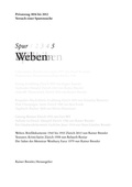 Cover: Spur 5 Weben - BoD - Books on Demand