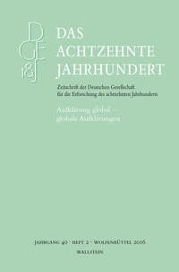 Abbildung von: Aufklärung global - globale Aufklärungen - Wallstein