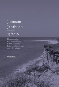 Abbildung von: Johnson-Jahrbuch 23/2016 - Wallstein