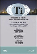 Cover: Proceedings of the 13th World Conference on Titanium - Wiley-TMS