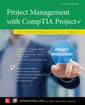 Cover: Project Management with CompTIA Project+: On Track from Start to Finish, Fourth Edition - McGraw-Hill Education