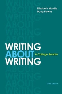Enlarge image Cover: Writing about Writing - Bedford Books