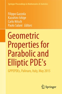 Abbildung von: Geometric Properties for Parabolic and Elliptic PDE's - Springer