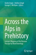 Cover: Across the Alps in Prehistory - Springer