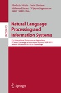 Cover: Natural Language Processing and Information Systems - Springer