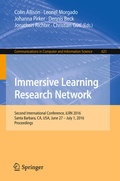 Cover: Immersive Learning Research Network - Springer