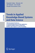 Cover: Trends in Applied Knowledge-Based Systems and Data Science - Springer
