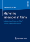 Cover: Mastering Innovation in China - Springer Gabler