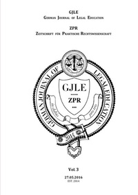 Abbildung von: German Journal of Legal Education - 2016 - Vol. 3 - epubli