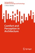 Cover: Comfort and Perception in Architecture - Springer