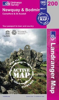 Abbildung von: Newquay and Bodmin, Camelford and St.Austell - Ordnance Survey