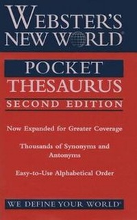 Enlarge image Cover: Webster's New World Pocket Thesaurus, 2nd Edition - HarperCollins