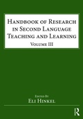 Cover: Handbook of Research in Second Language Teaching and Learning - Routledge