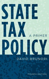 Enlarge image Cover: State Tax Policy - Rowman & Littlefield Publishers