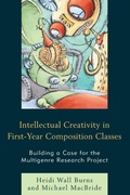 Cover: Intellectual Creativity in First-Year Composition Classes - Rowman & Littlefield Publishers