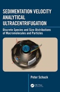 Cover: Sedimentation Velocity Analytical Ultracentrifugation - CRC Press