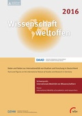 Cover: Wissenschaft weltoffen 2016 - wbv Media