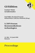 Cover: GI Edition Proceedings Band 257 9. DFN-Forum Kommunikationstechnologien - K&ouml;llen