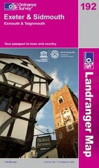 Abbildung von: Exeter and Sidmouth, Exmouth and Teignmouth - Ordnance Survey