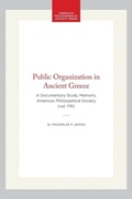 Abbildung von: Public Organization in Ancient Greece - American Philosophical Society Press