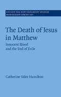 Cover: The Death of Jesus in Matthew - Cambridge University Press