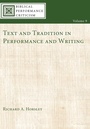 Cover: Text and Tradition in Performance and Writing - Wipf & Stock Publishers
