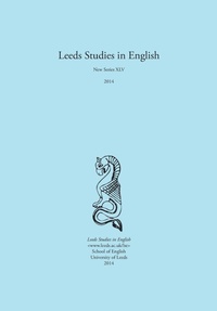Enlarge image Cover: Leeds Studies in English 2014 - Theschoolbook.com