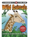 Cover: Connect and Color: Wild Animals - Racehorse Publishing