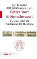 Cover: Gottes Wort in Menschenwort - Verlag Herder