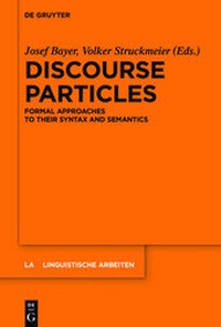 Enlarge image Cover: Discourse Particles - De Gruyter Mouton
