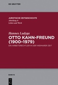 Cover: Otto Kahn-Freund (1900-1979) - De Gruyter