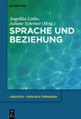 Cover: Sprache und Beziehung - De Gruyter
