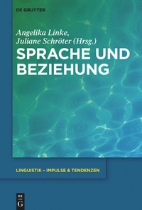 Enlarge image Cover: Sprache und Beziehung - De Gruyter