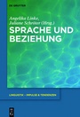 Cover: Sprache und Beziehung - De Gruyter