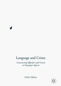 Cover: Language and Crime - Palgrave Macmillan